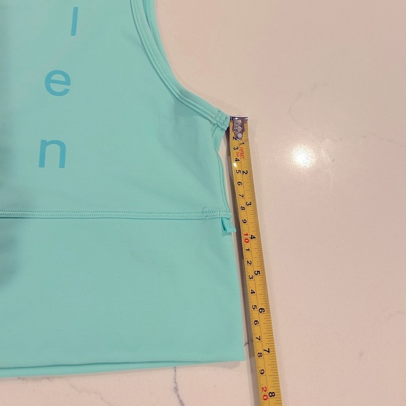 Lululemon Power Pivot Everlux Tank Top in Wild Mint size 10 - Picture 3 of 6